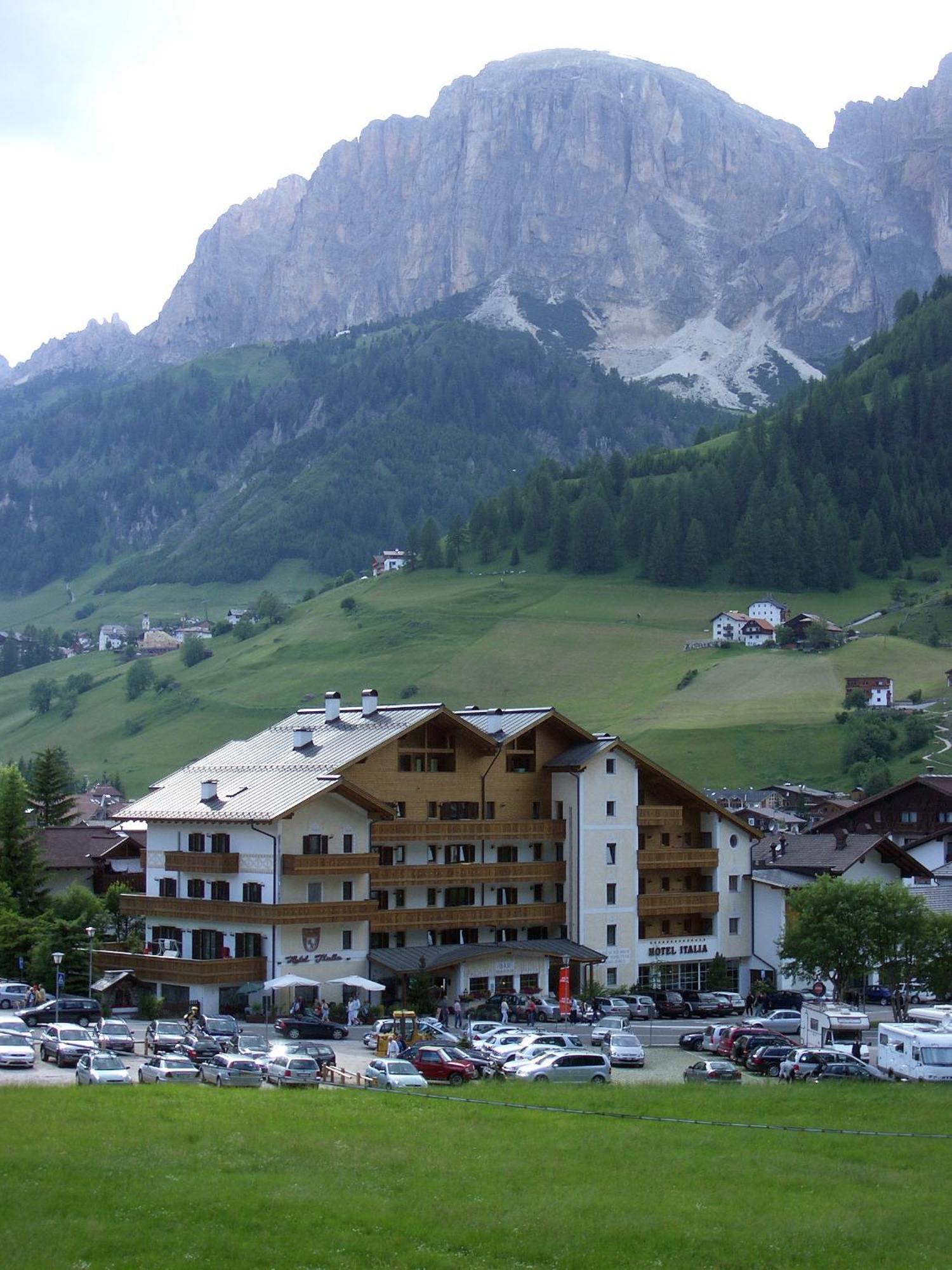 Hotel Italia Corvara In Badia Exterior foto